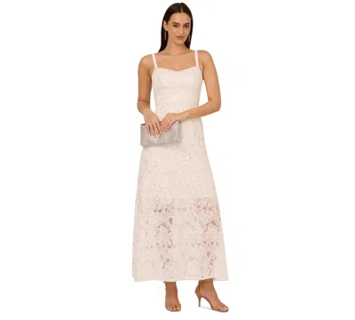 Adrianna Papell Women's Sequined Lace Gown In Ivory