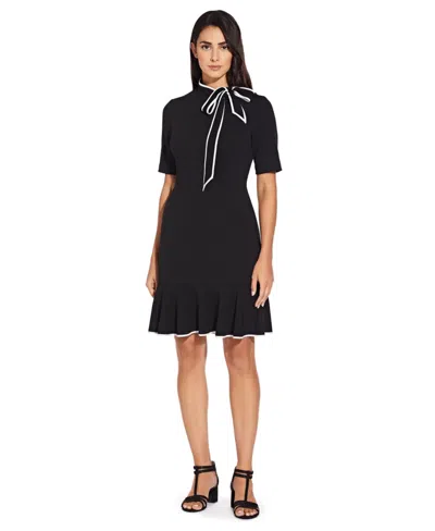 Adrianna Papell Women's Tie-neck Dress