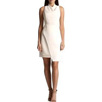 Adrianna Papell Womens Asymmetric Polyester Sheath Dress In Multi