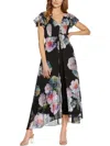 Adrianna Papell Printed Walk-through Jumpsuit In Multi