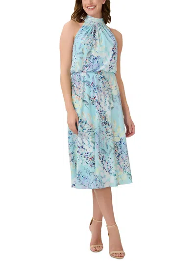 halter neck tunic dress Libby Pleated Halter Mini Dress