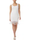 ADRIANNA PAPELL WOMENS FRINGE SHORT COCKTAIL AND PARTY DRESS