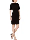 ADRIANNA PAPELL WOMENS PANEL MIDI COCKTAIL AND PARTY DRESS