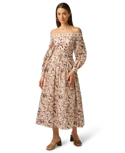 Adrianna Women's Square-neck Dress In Multi