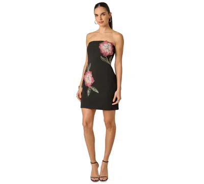 Adrianna Women's Strapless Mini Dress In Multi