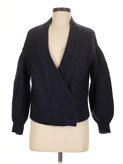 Pre-owned Adriano Goldschmied Cardigan Sweater In Black