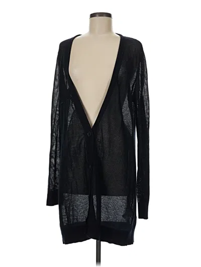 Pre-owned Adriano Goldschmied Cardigan Sweater In Black