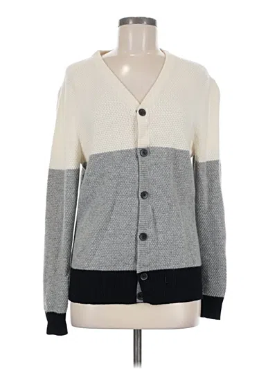 Pre-owned Adriano Goldschmied Cardigan Sweater In Gray