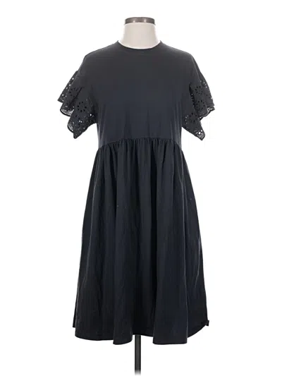 Pre-owned Adriano Goldschmied Casual Dress In Black