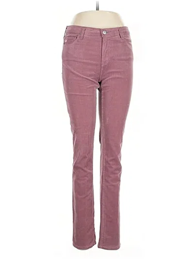 Pre-owned Adriano Goldschmied Casual Pants In Burgundy