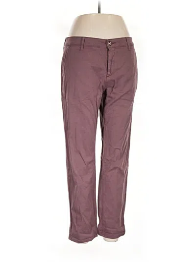 Pre-owned Adriano Goldschmied Casual Pants In Burgundy