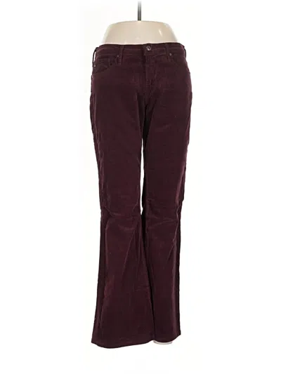 Pre-owned Adriano Goldschmied Casual Pants In Burgundy