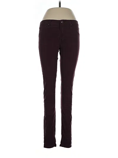Pre-owned Adriano Goldschmied Casual Pants In Burgundy