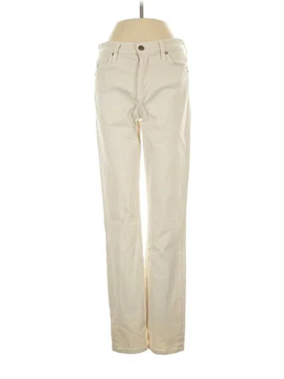 Pre-owned Adriano Goldschmied Casual Pants In Ivory