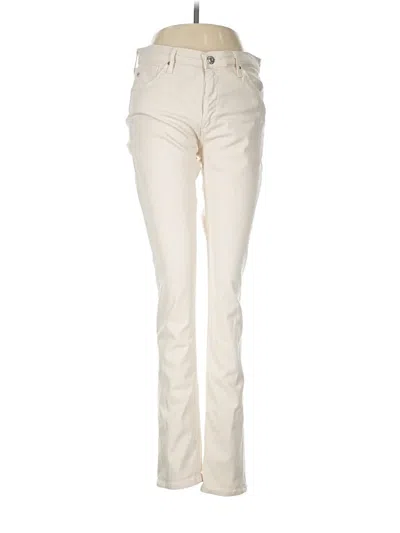 Pre-owned Adriano Goldschmied Casual Pants In Ivory