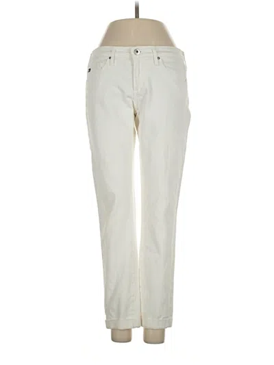Pre-owned Adriano Goldschmied Casual Pants In Ivory
