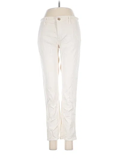 Pre-owned Adriano Goldschmied Casual Pants In Ivory