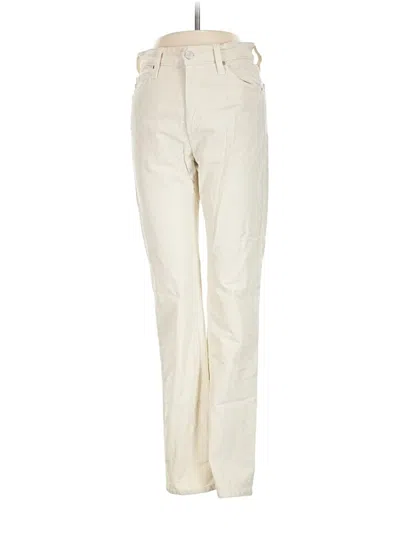 Pre-owned Adriano Goldschmied Casual Pants In Ivory