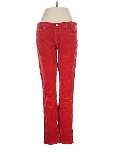Pre-owned Adriano Goldschmied Casual Pants In Red