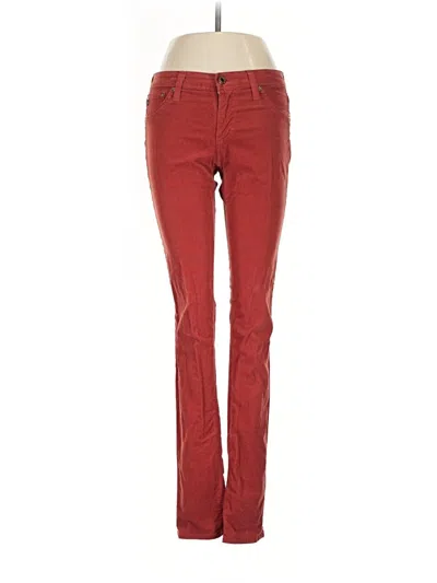 Pre-owned Adriano Goldschmied Casual Pants In Red