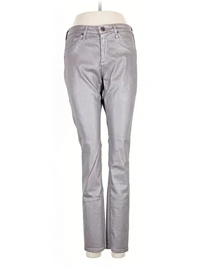 Pre-owned Adriano Goldschmied Casual Pants In Silver