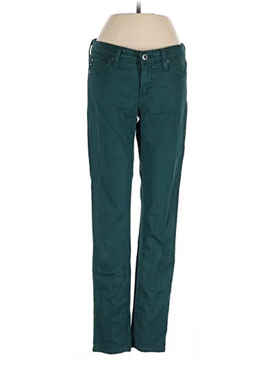 Pre-owned Adriano Goldschmied Casual Pants In Teal