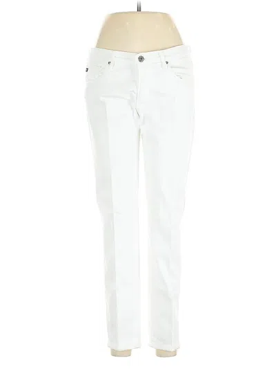 Pre-owned Adriano Goldschmied Casual Pants In White
