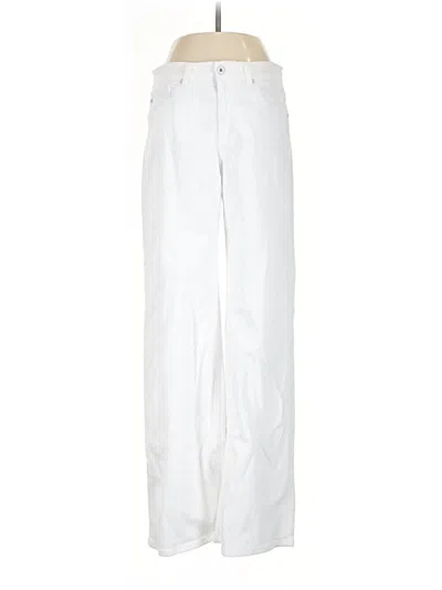 Pre-owned Adriano Goldschmied Casual Pants In White