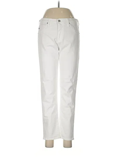 Pre-owned Adriano Goldschmied Casual Pants In White