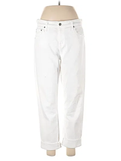 Pre-owned Adriano Goldschmied Casual Pants In White