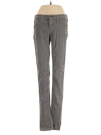 Pre-owned Adriano Goldschmied Cord Pant In Gray