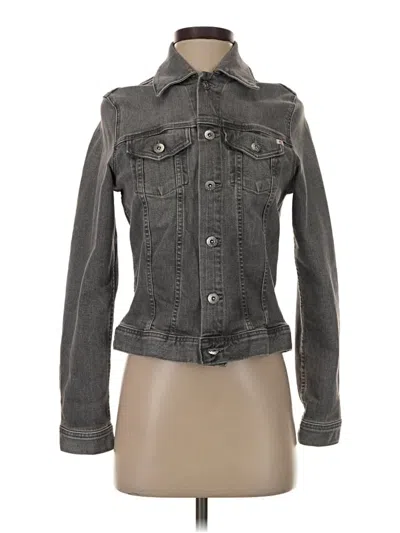 Pre-owned Adriano Goldschmied Denim Jacket In Gray