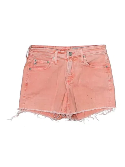 Pre-owned Adriano Goldschmied Denim Shorts In Orange