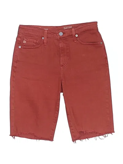 Pre-owned Adriano Goldschmied Denim Shorts In Red