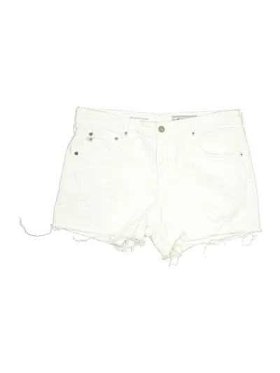 Pre-owned Adriano Goldschmied Denim Shorts In White
