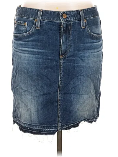 Pre-owned Adriano Goldschmied Denim Skirt In Blue