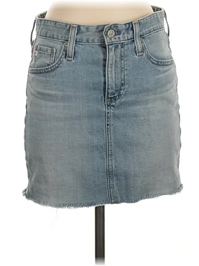 Pre-owned Adriano Goldschmied Denim Skirt In Blue