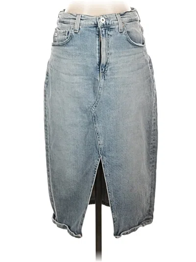 Pre-owned Adriano Goldschmied Denim Skirt In Blue