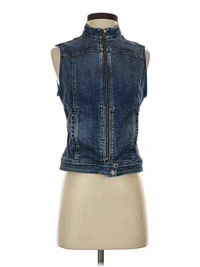 Pre-owned Adriano Goldschmied Denim Vest In Blue