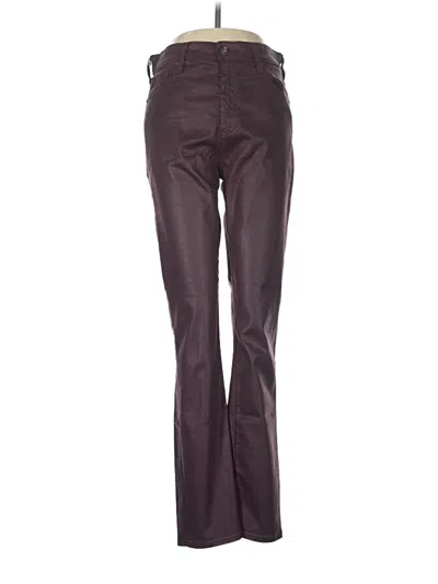 Pre-owned Adriano Goldschmied Dress Pants In Burgundy
