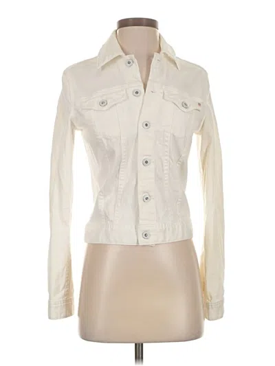 Pre-owned Adriano Goldschmied Jacket In Ivory