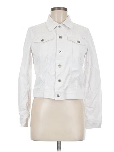 Pre-owned Adriano Goldschmied Jacket In White