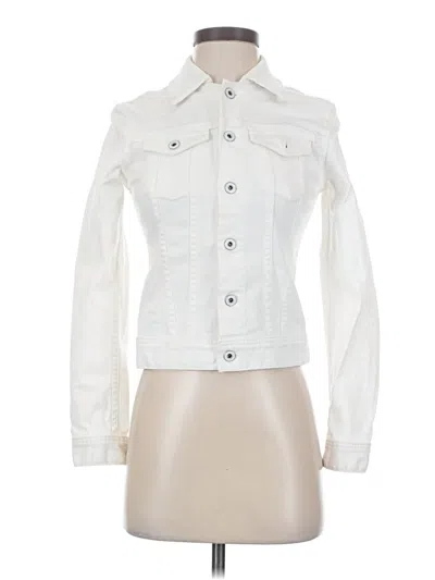 Pre-owned Adriano Goldschmied Jacket In White