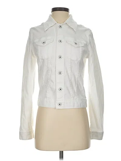 Pre-owned Adriano Goldschmied Jacket In White