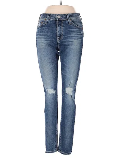 Pre-owned Adriano Goldschmied Jeans In Blue