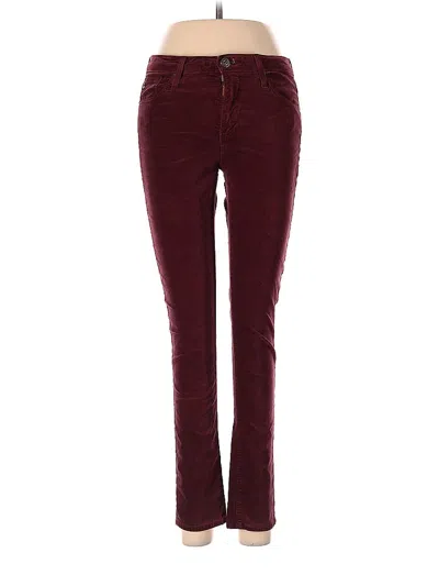 Pre-owned Adriano Goldschmied Jeans In Burgundy