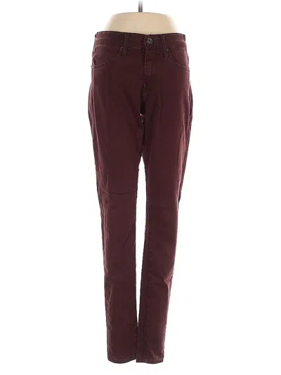 Pre-owned Adriano Goldschmied Jeans In Burgundy