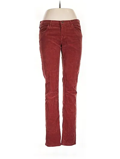 Pre-owned Adriano Goldschmied Jeans In Burgundy