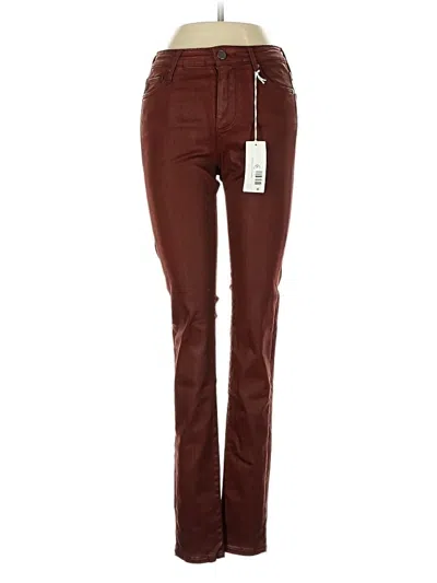 Pre-owned Adriano Goldschmied Jeans In Burgundy
