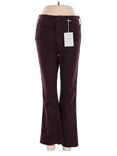 Pre-owned Adriano Goldschmied Jeans In Burgundy